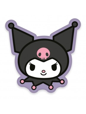 Almohada Sanrio Kuromi 36 cm en negro y morado