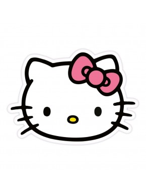 Almohada Sanrio Hello Kitty de 36 cm con lazo rosa