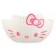 Cuenco de Hello Kitty blanco y rosa