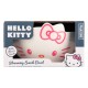 Cuenco de Hello Kitty blanco y rosa