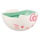 Cuenco de Hello Kitty blanco y rosa