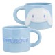 Tasse bleue en céramique avec design de Cinnamon Roll