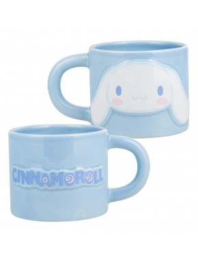 Taza azul de cerámica con diseño de Cinnamon Roll