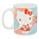 Caneca de cerâmica Hello Kitty com vestido vermelho