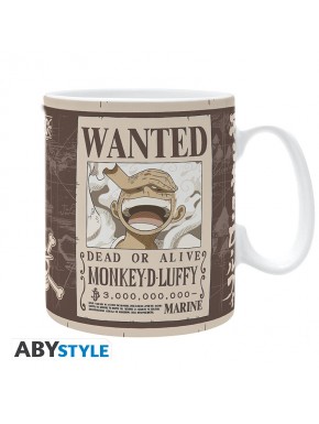 Mug en céramique One Piece Luffy Wanted 460 ml