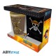 Set One Piece con vaso, pin y libreta