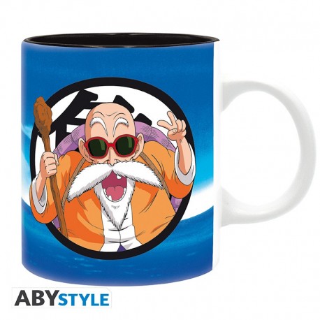 Caneca Dragon Ball Kame Sennin 320 ml design azul