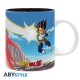 Taza Dragon Ball Z con Goku y Vegeta en batalla