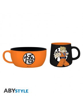 Set de desayuno Dragon Ball con taza y bol de Goku