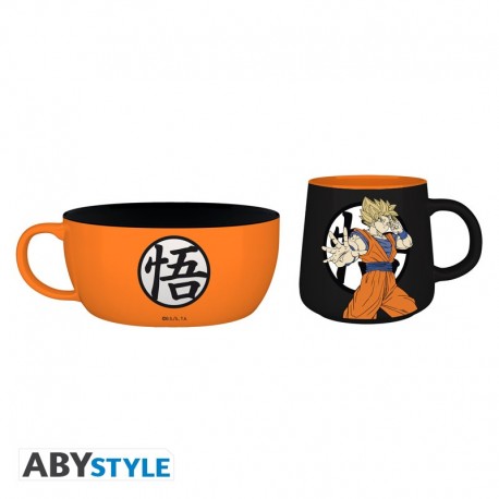Set de desayuno Dragon Ball con taza y bol de Goku
