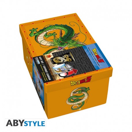 Caja pack premium Dragon Ball con vaso, llavero y taza