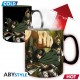 Taza cambia color Attack On Titan 460 ml
