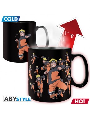 Taza termosensible de Naruto Shippuden que cambia con el calor