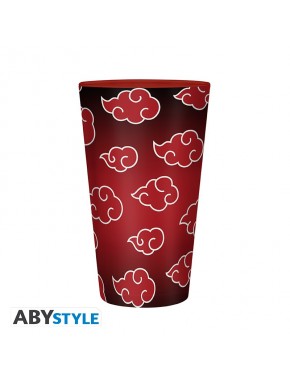Vaso grande rojo Naruto Shippuden Akatsuki 400ml
