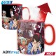 Taza Naruto Shippuden que cambia con el calor mostrando personajes Bijû y Jinchûriki