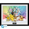 Impressão emoldurada Pokémon "Eevee" 30x40 cm