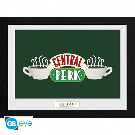 Cuadro enmarcado Friends Central Perk 30x40 cm