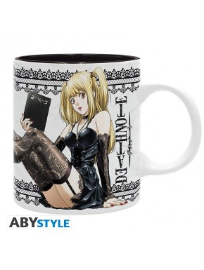 Caneca Misa de Death Note em preto e branco