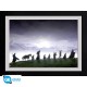 Impression encadrée Fellowship du Seigneur des Anneaux 30x40 cm