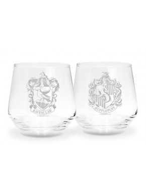Set de vasos Harry Potter Ravenclaw y Hufflepuff