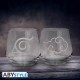 Set de vasos Naruto Shippuden Konoha y Akatsuki 300ml