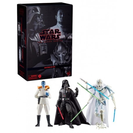 Star Wars Black Series Pack 3 Figuras 15 cm Masters of Evil