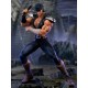 Figura de Ken de Hokuto No Ken en pose de acción sobre base rocosa