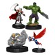 Marvel HeroClix Starter Set 2025 con figuras de héroes