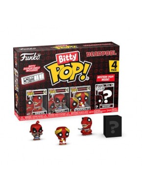 Pack de 4 figuras Bitty POP! de Deadpool