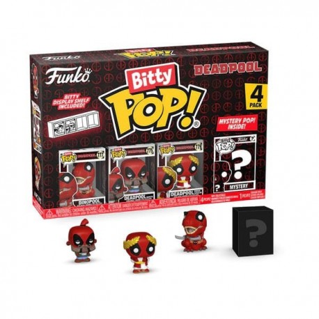 Pack de 4 figuras Bitty POP! de Deadpool