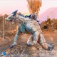 Figurine articulée de Godzilla x Kong Shimo en gris et bleu
