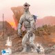 Figurine articulée de Godzilla x Kong Shimo en gris et bleu