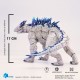 Figurine articulée de Godzilla x Kong Shimo en gris et bleu