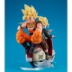 Diorama Dragonball Z Goku e Gohan em motocicleta