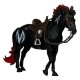 Figura de Bloodaxe y caballo de Spawn, 18 cm