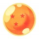 Alfombra redonda Dragon Ball Esfera 4 estrellas