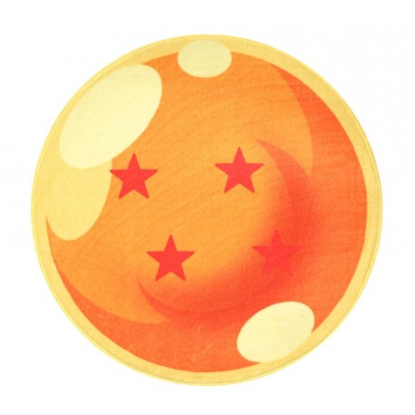 Alfombra redonda Dragon Ball Esfera 4 estrellas