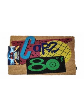 Felpudo Café 80's de Regreso al Futuro en fibra de coco