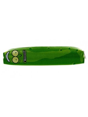 Estuche lápiz verde de Pickle Rick de Rick y Morty