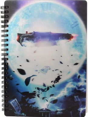 Libreta efecto 3D DeLorean Regreso al Futuro