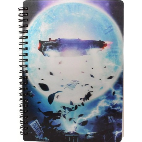 Libreta efecto 3D DeLorean Regreso al Futuro