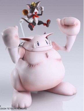 Figuras Cait Sith y Fat Moogle de Final Fantasy VII