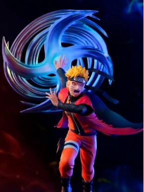 Figura de Naruto Shippuden fazendo Rasengan
