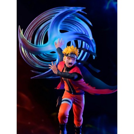 Figura de Naruto Shippuden fazendo Rasengan