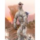 Figurine articulée de Godzilla x Kong Shimo en gris et bleu
