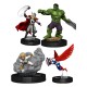 Marvel HeroClix Starter Set 2025 con figuras de héroes
