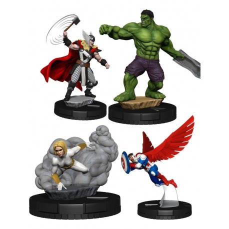 Marvel HeroClix Starter Set 2025 con figuras de héroes