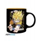 Set Dragon Ball con taza, llavero y cuaderno de Goku