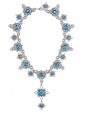 Collar de Ópalo Maldito de Harry Potter en azul