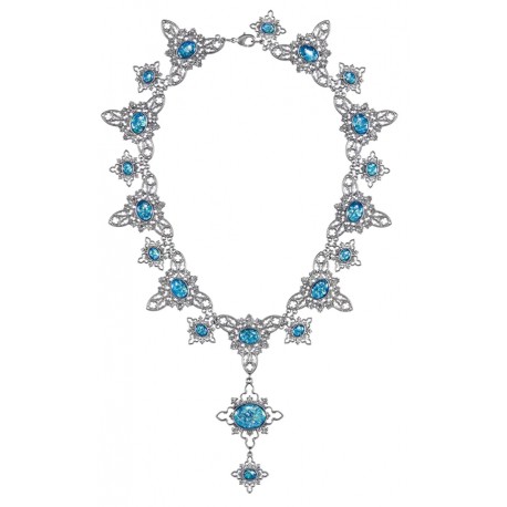 Collar de Ópalo Maldito de Harry Potter en azul